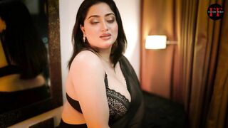Priti Roy In Black Saree Horny Kolkata Model ????????????