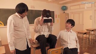 OMG!!! Condom Burst In Busty Student. WAAA218RM Japanese