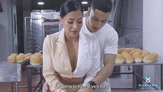 WOW the Baker Leaves my Ass Full of Cum & Max Betancur 2 - Mariana Martix