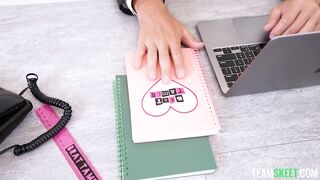 A Bratty Cheerleader Will Only Learn With a Baton Inside Her Pussy in HD - Nicole Aria