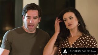 MODERN DAY SINS Penny Barber & Her Husband Get Turned On While Spanking Exchange Student Holly Day