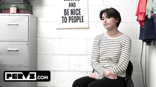 Shoplyfter - Beautiful Thief Gets Her Tight Pussy Searched and Pounded by the Security Guard