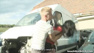 Ripped Up and Fucked on the Hood