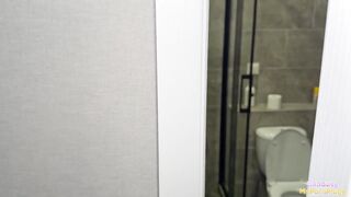 My hot ex-girlfriend was waiting for me at my house to feel my dick again