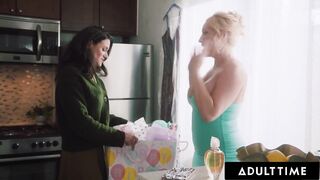 ADULT TIME - Slutty MILFs Penny Barber & Ryan Keely Have GROUP SEX WITH STEPSONS To Celebrate BDAY!