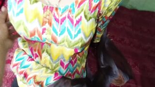 Beautiful desi bhabhi's brother-in-law called her to his bedroom and fucked her in the kitchen.