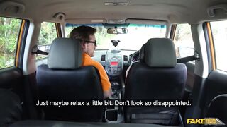Fake Driving School - Petite Japanese babe gets a rough sex ride in a car