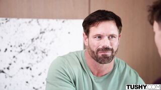 Kazumi Squirts Busty Beauty Gets DPed - Tushy