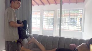 I fuck my stepsister's slut in exchange for an erotic massage