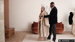 Natural Curvy BBC-Goddess Angel Devours Cock