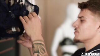 MILFY Cock-Obsessed MILF Sydney Paige Fucks Young Customer In Lingerie Shop