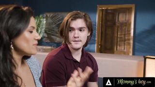 MOMMY'S BOY - Horny Freya Parker Invites Her BF's Stepmom Penny Barber To A Wild Threesome