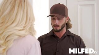 Hot MILF Step Mom Brandi Love Having a Rough Orgasm