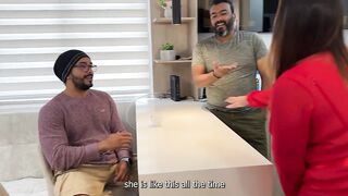 Me follo a DanielaGomez delante de su esposo