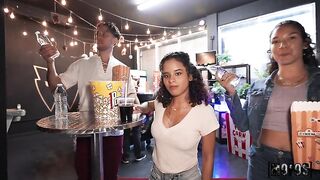 LetsPostIt 25 09 16 Isabella Jules Movie Theater Flashing