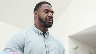 FAMILY XXX - Big Black Stepdad Jax Slayher Gets Freaky With Horny Step Daughter Lily Starfire