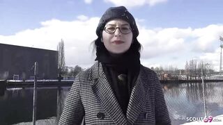 Black Hair PAWG Glasses Girl Melli Venom Pick Up for First Casting Fuck in Berlin - GERMAN SCOUT | PornMedium.com