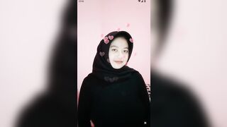 Nana Jilbab Cantik Nekat Bugil Menit 13 Pulen Susunya